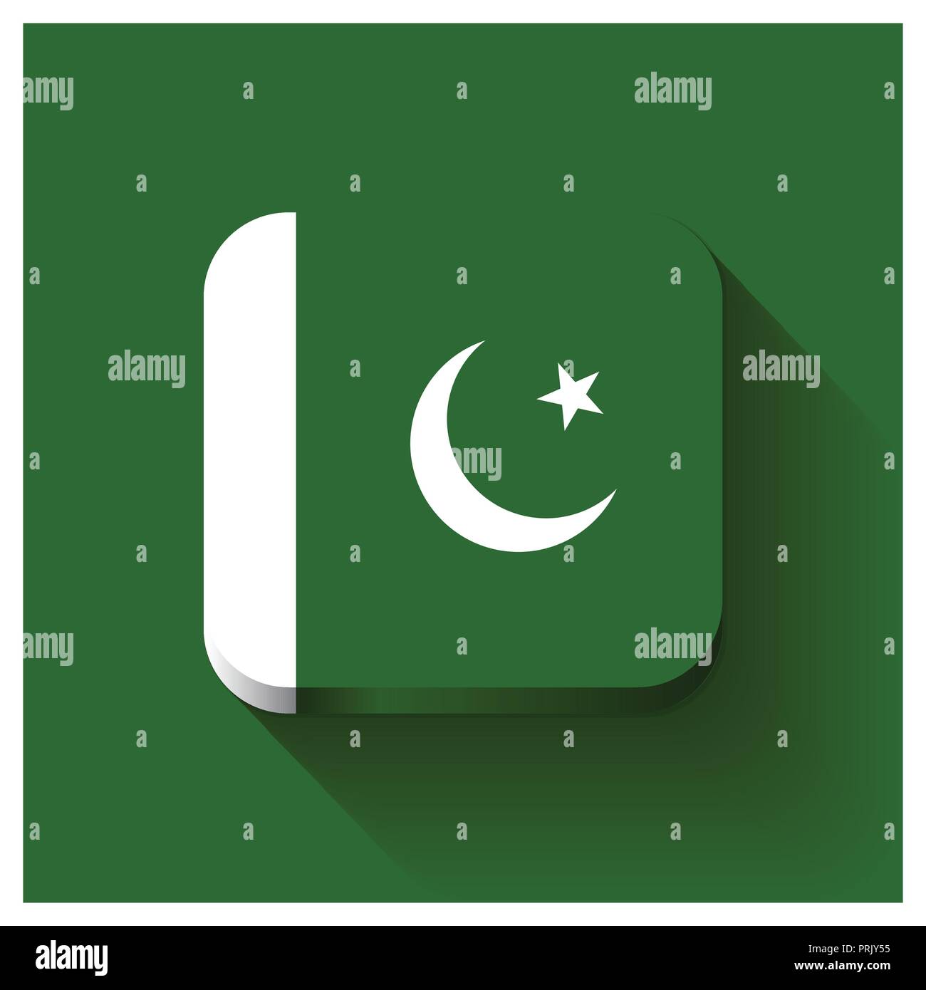 Pakistan flags design vector Stock Vector Image & Art Alamy