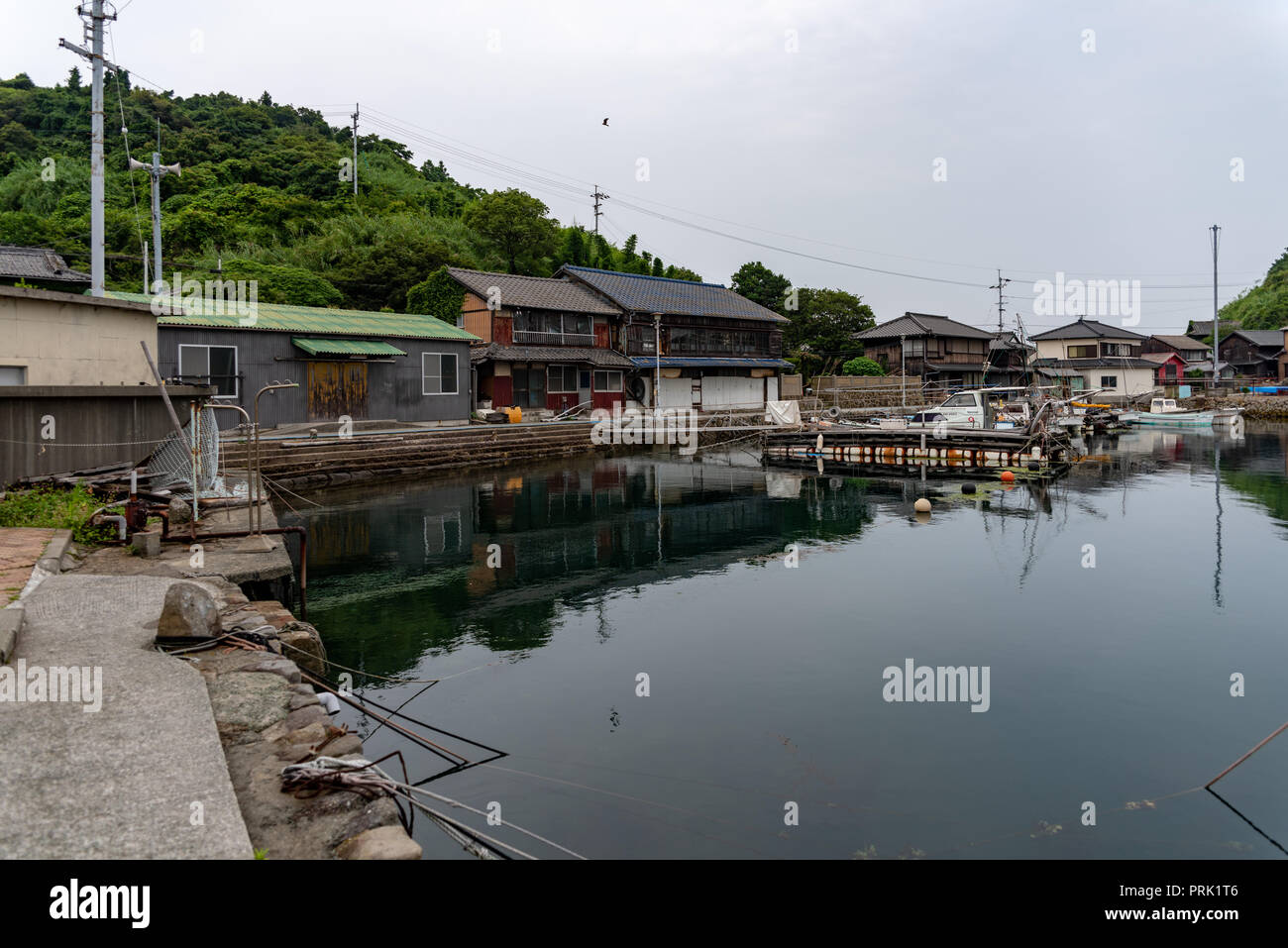 Japan, Shikoku island, Ehime region, Aoshima island, Cat island, local  tourist Stock Photo - Alamy