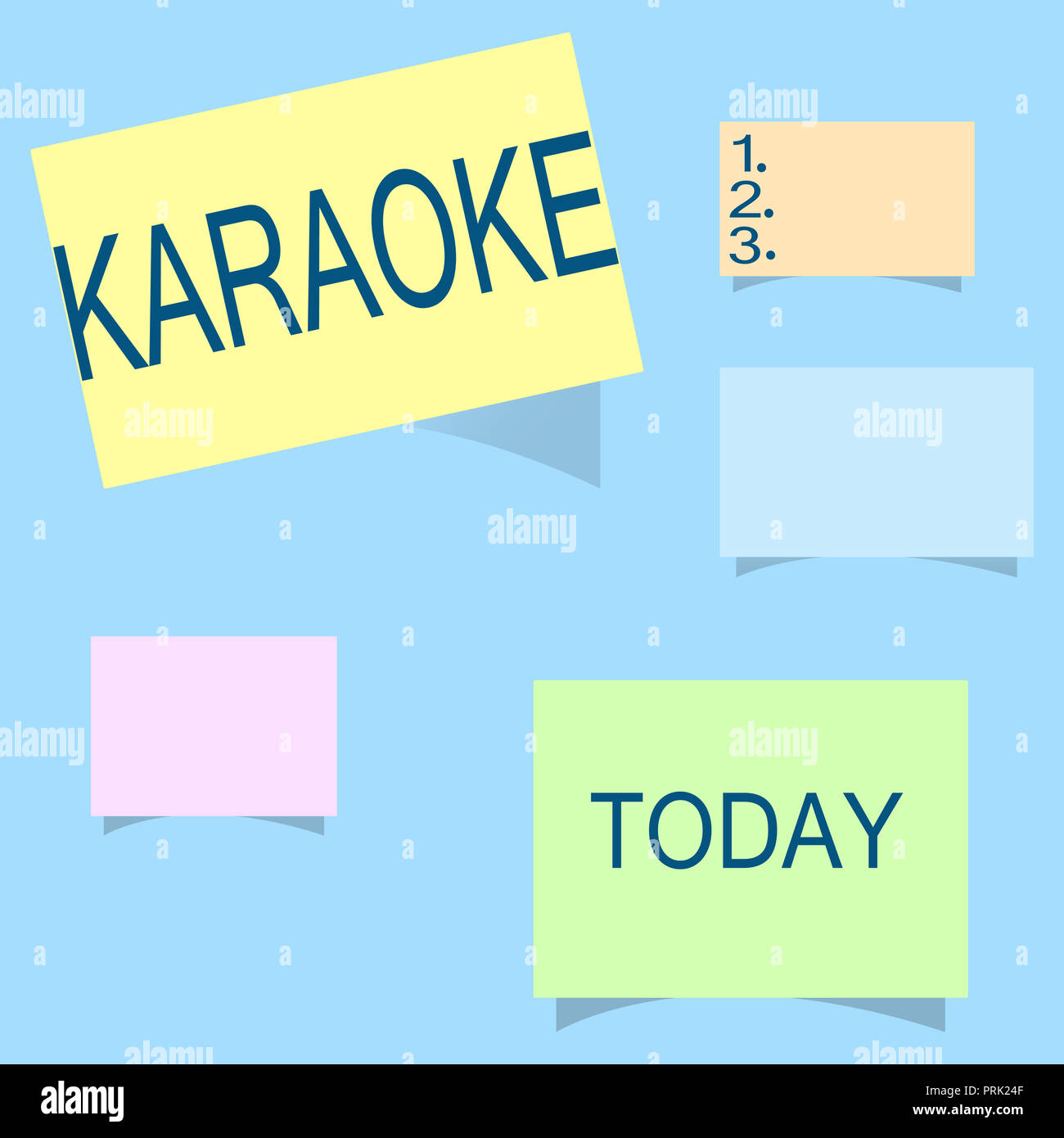 Word writing text Karaoke. Business concept for Entertainment singing along instrumental  music played by a machine Stock Photo - Alamy