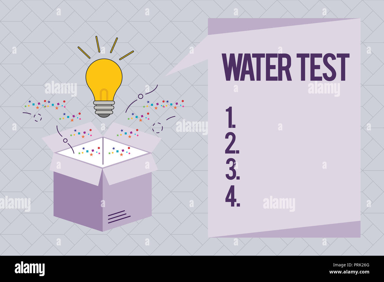 Text sign showing Water Test. Conceptual photo Sampling of various ...