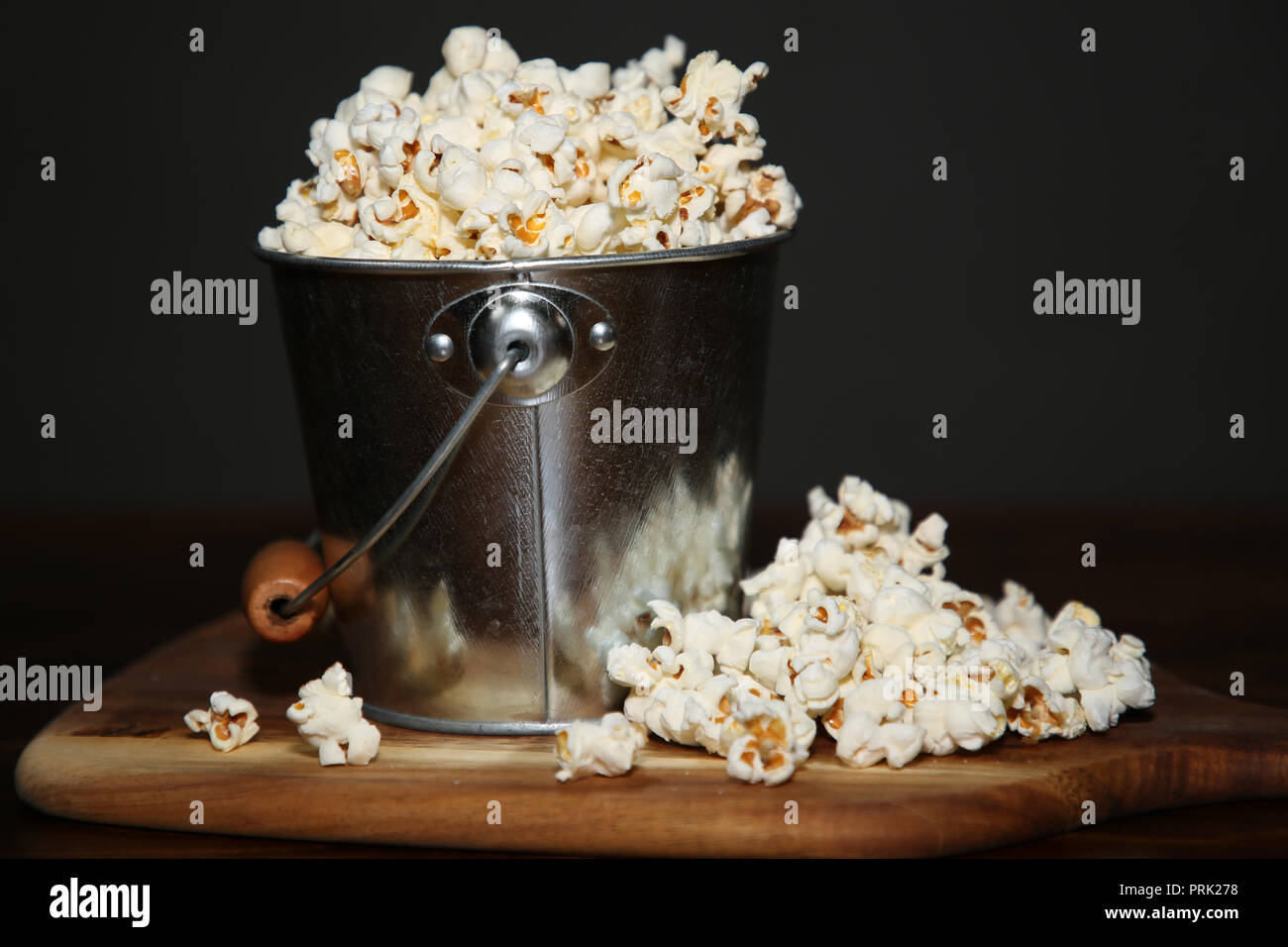 Pictured: popcorn at Jack & Knife restaurant at 76 Stanley St, Darlinghurst, Sydney, Australia. Stock Photo