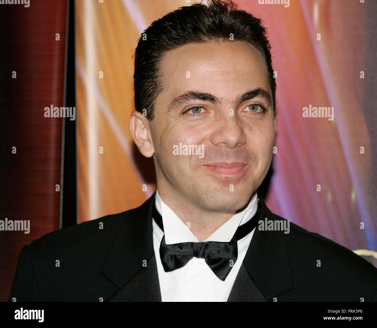 Cristian Castro arrives on the red carpet for the Latin Grammy Celebra Nuestra Musica show at the Univision studios in Miami, Florida on September 7, 2006. Stock Photo
