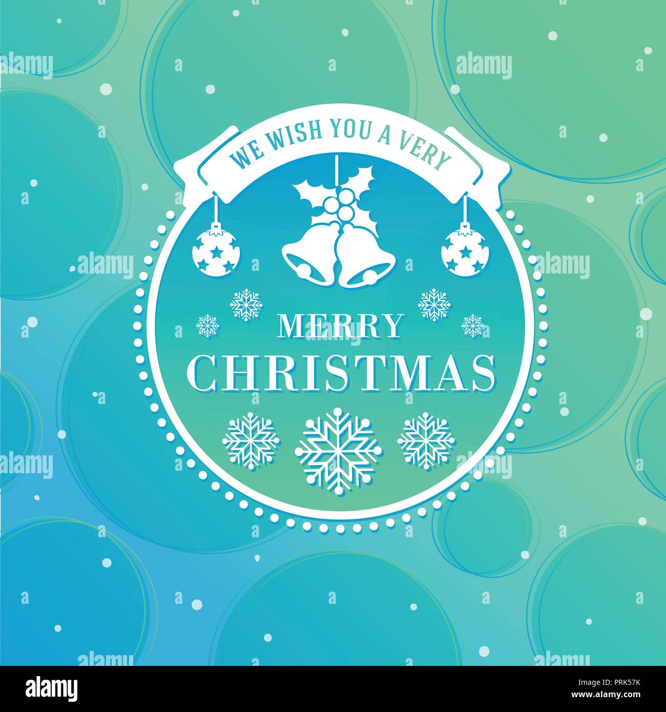 Merry Christmas banner design vector illustration Stock Vector Image ...