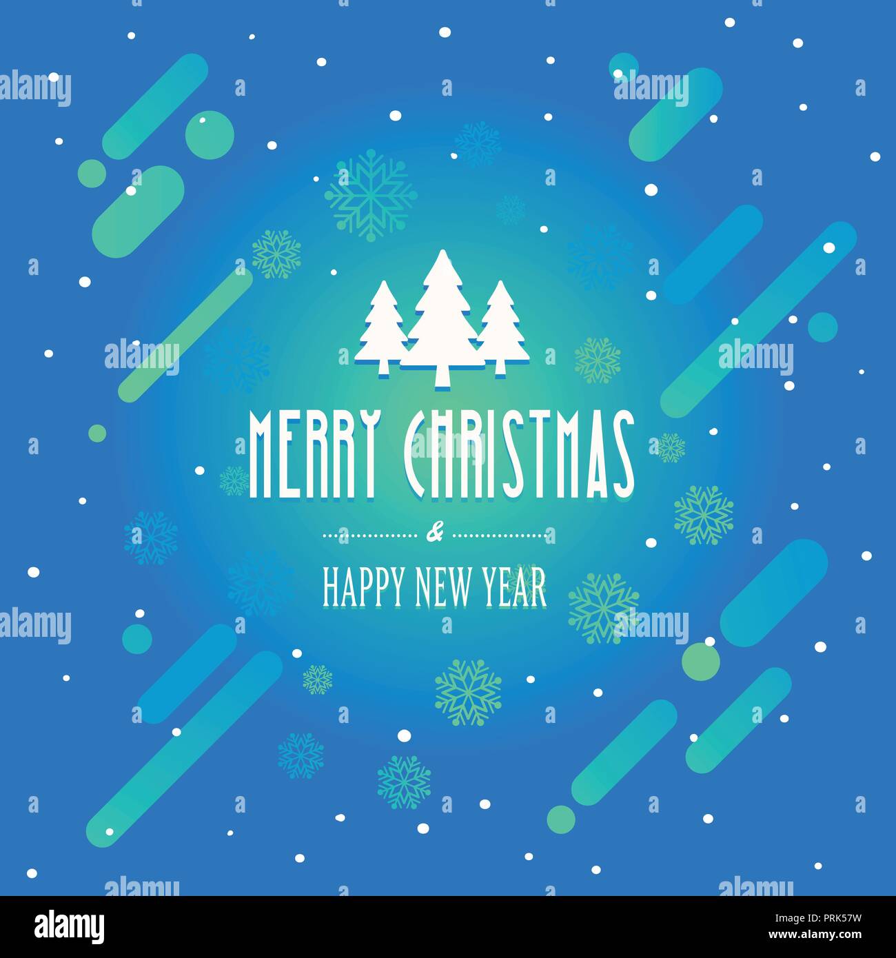 Merry Christmas poster design vector illustration Stock Vector Image ...