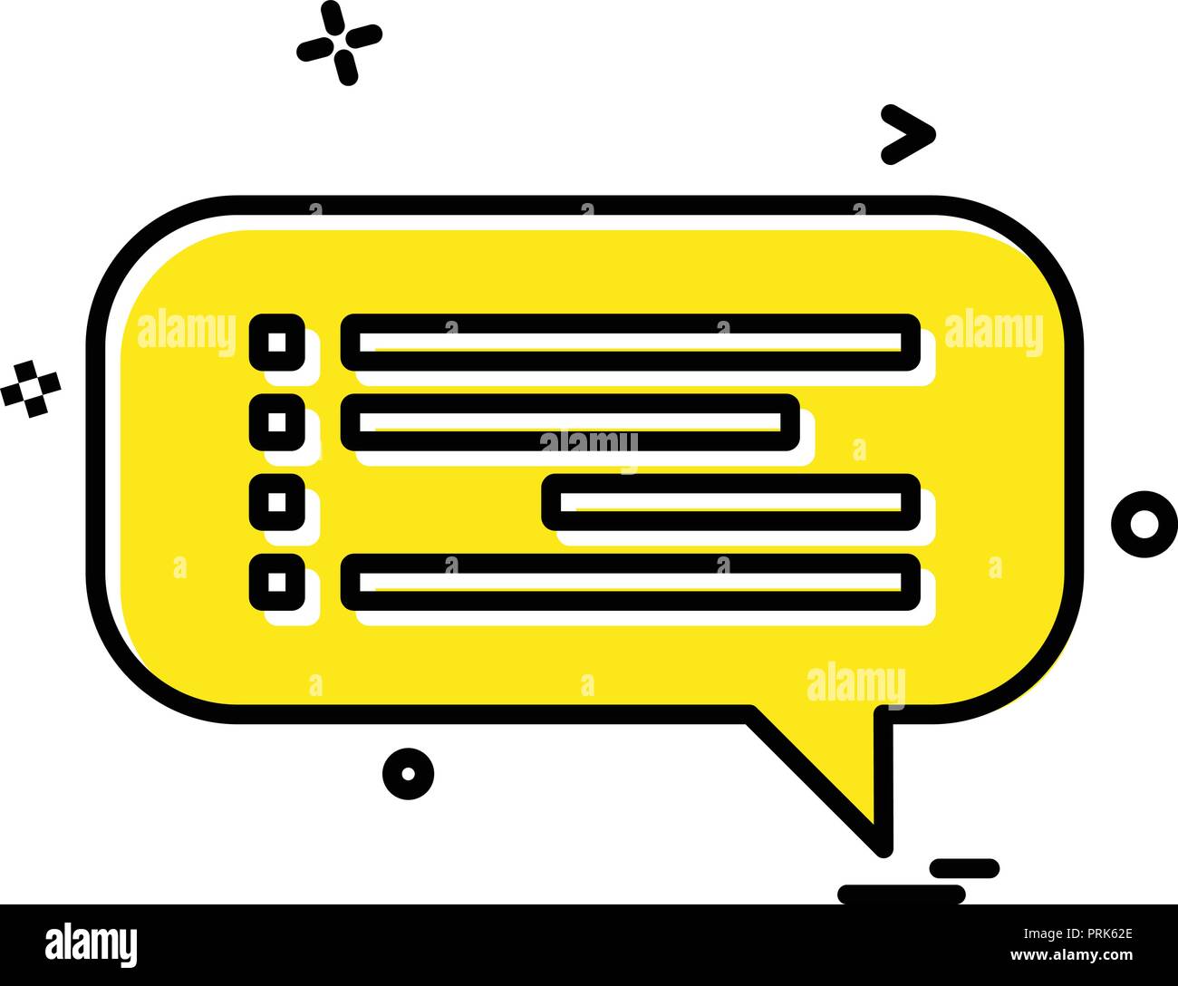 Message icon design vector Stock Vector Image & Art - Alamy