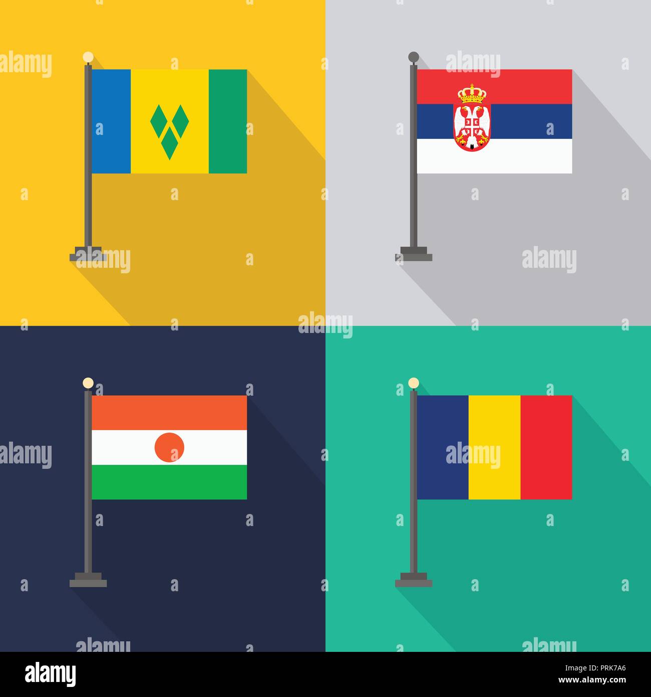 World country flags design vector Stock Vector Image & Art Alamy