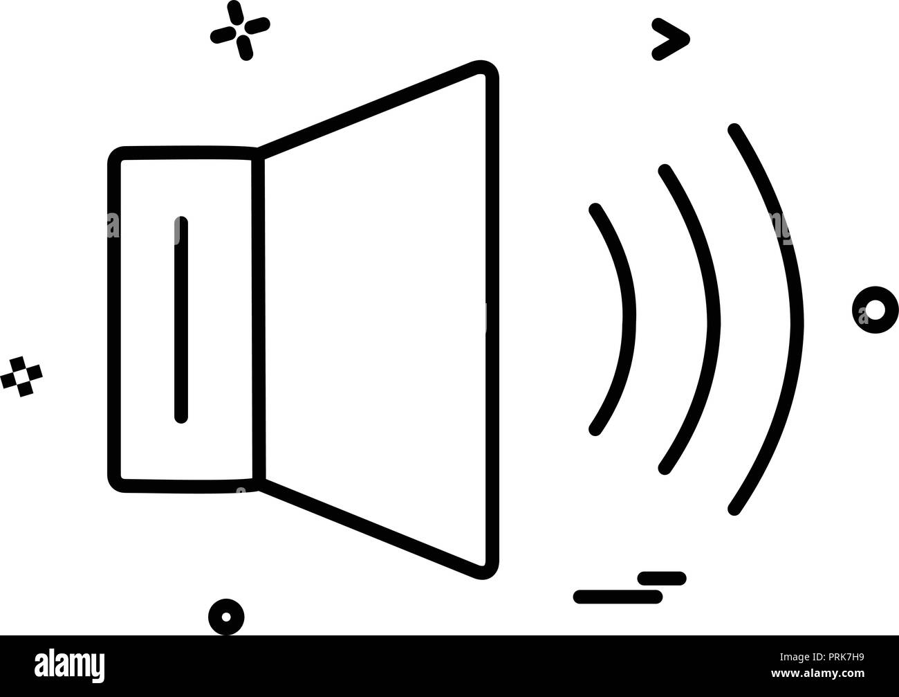 Volume icon design vector Stock Vector Image & Art - Alamy
