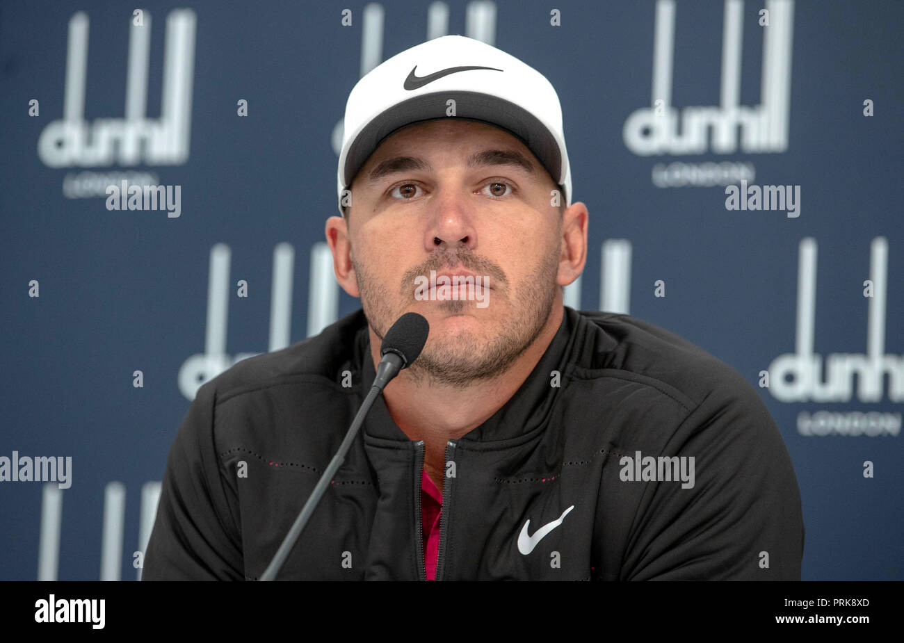 Brooks Koepka during a press conference at The Old Course, St Andrews