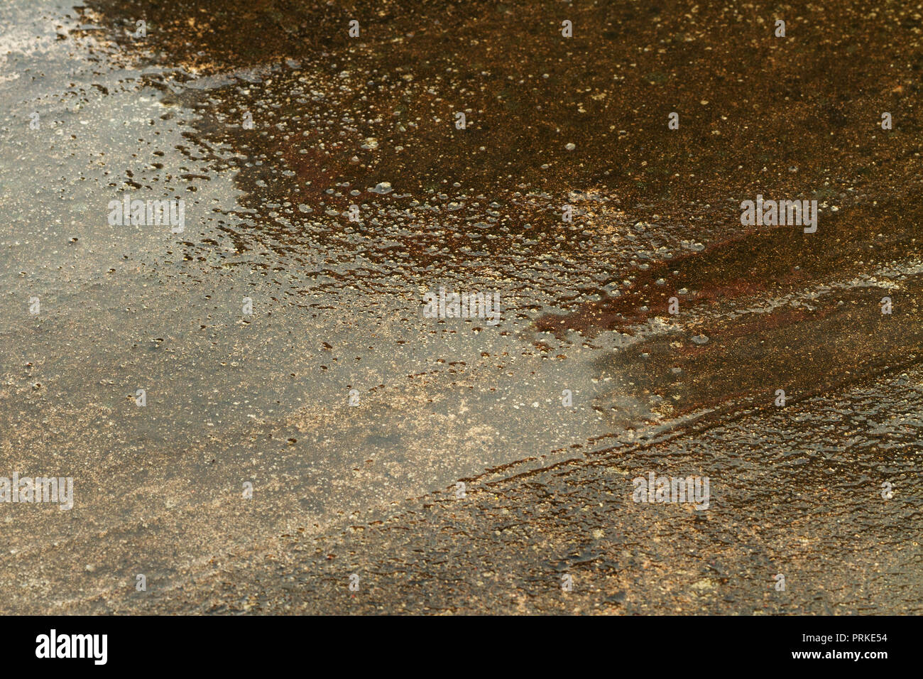 Wet sidewalk background after rain Stock Photo - Alamy