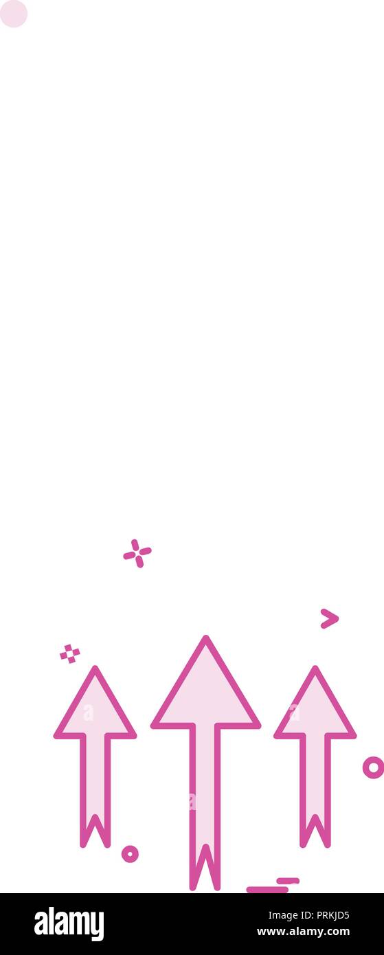 Direction arrow icon design vector Stock Vector Image & Art - Alamy