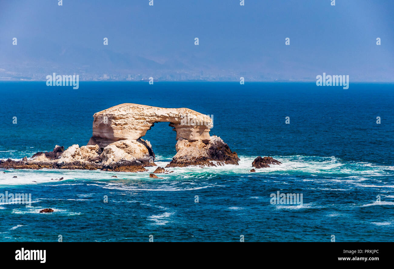 Arch of la Portada in Antofagasta, Chile Stock Photo