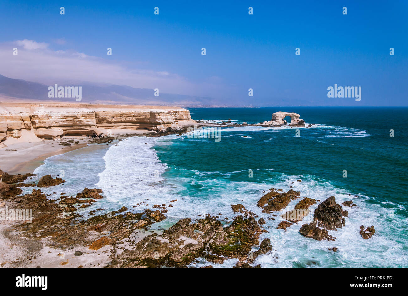 Arch of la Portada in Antofagasta, Chile Stock Photo