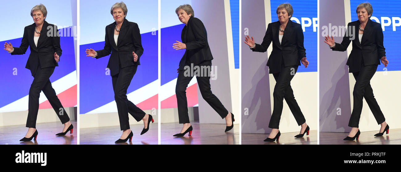 Theresa may dancing hi-res stock photography and images - Alamy