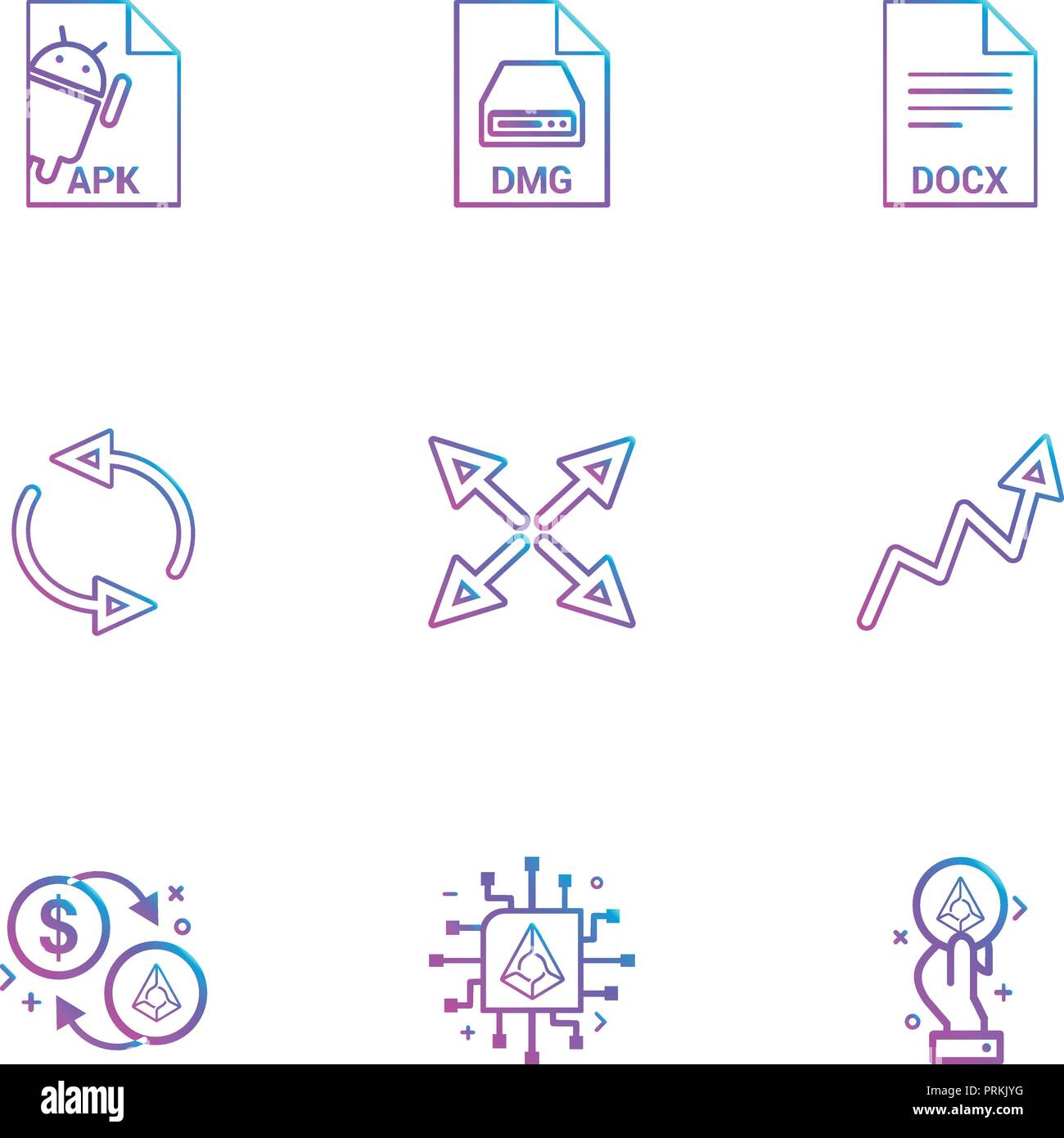 Apk android dmg apple docx docuument reset arrows graph