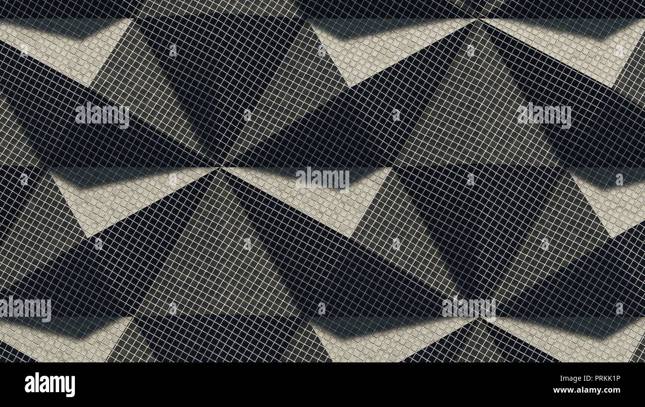 Triangular Surface Rendering 3d rendering triangular geometric surface hi-res stock photography and ...