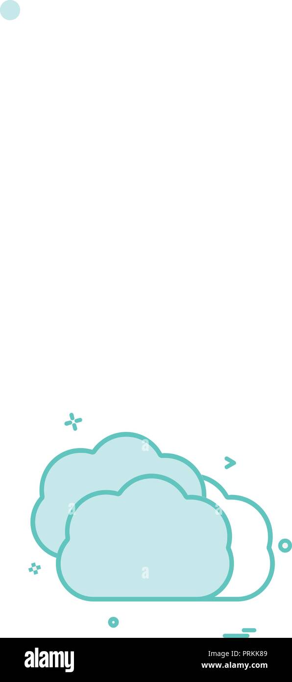 Cloud icon design vector Stock Vector Image & Art - Alamy