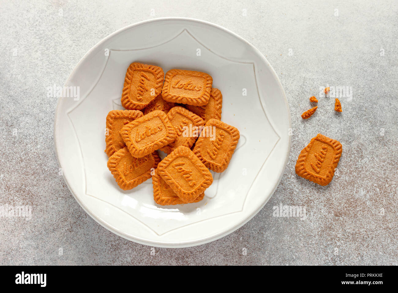 Speculaas or Speculoos Biscuits Stock Photo Alamy
