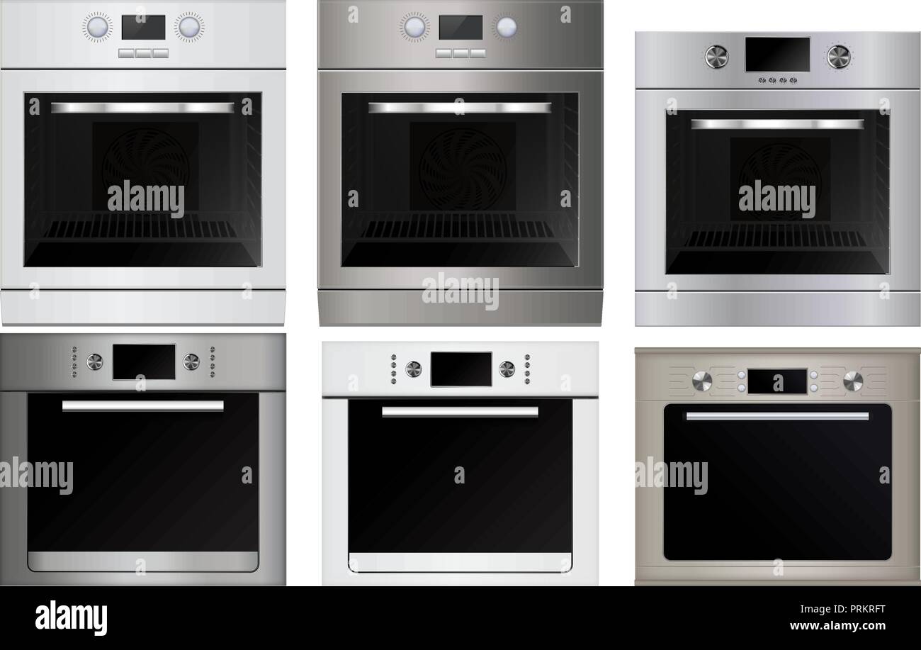 Electric oven. Set Stock Vector Image & Art Alamy