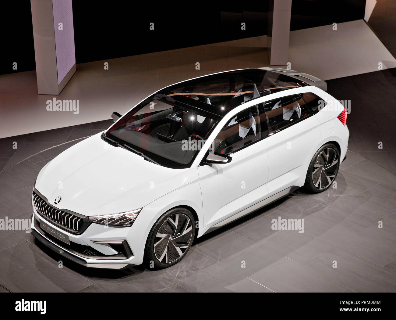 Skoda Auto presented in World Premiere concept Skoda Vision RS during the  second press day of the International Motor Show in Paris, on Tuesday,  Octob Stock Photo - Alamy