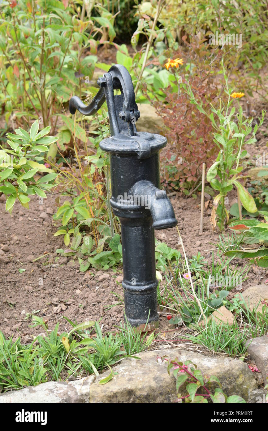 Garden water pump Stock Photo Alamy