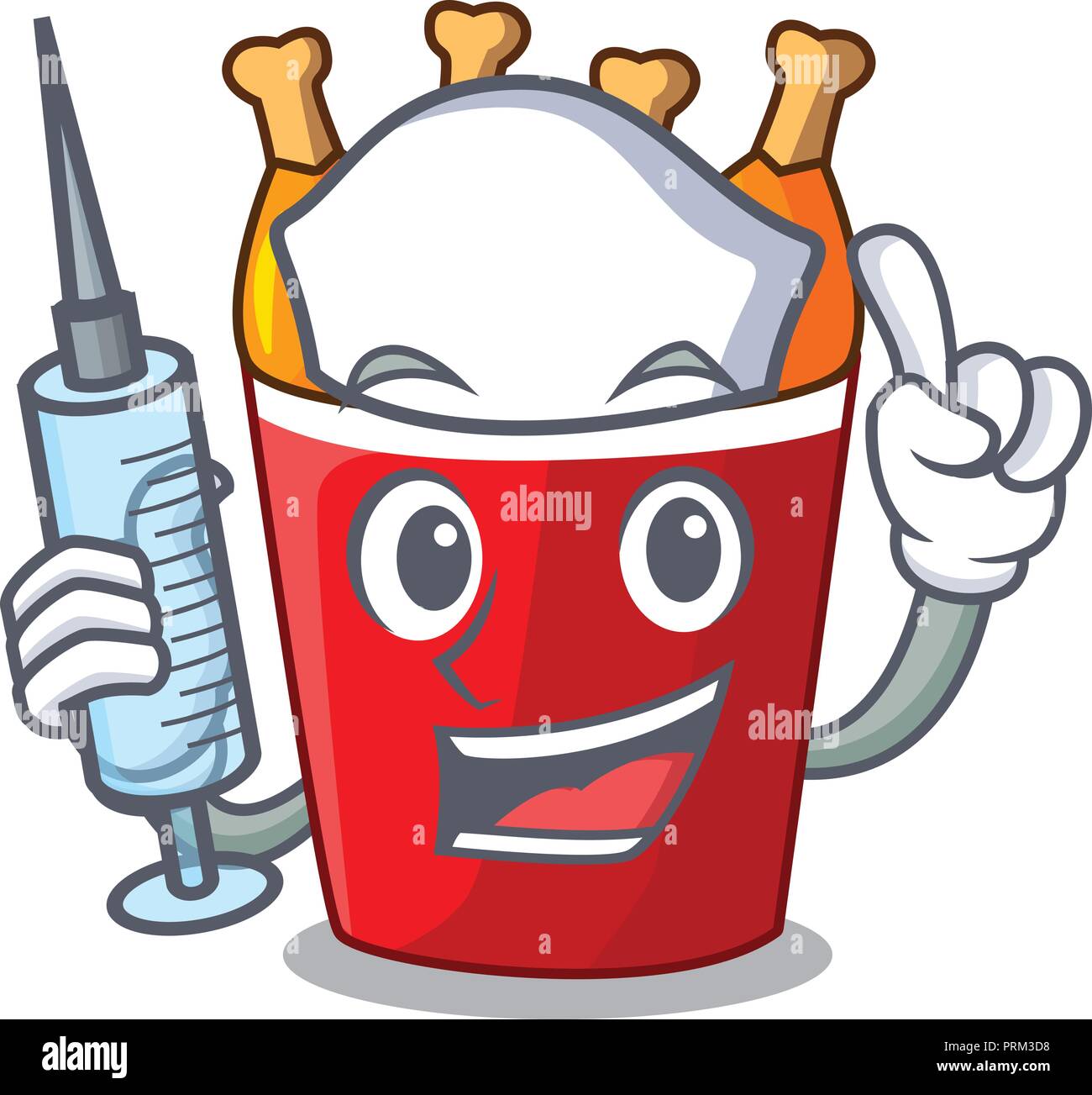 Chicken box injection Stock Vector Images - Alamy