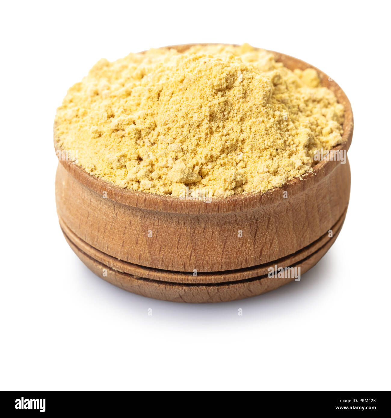 dried spices ginger on white isolated background Stock Photo
