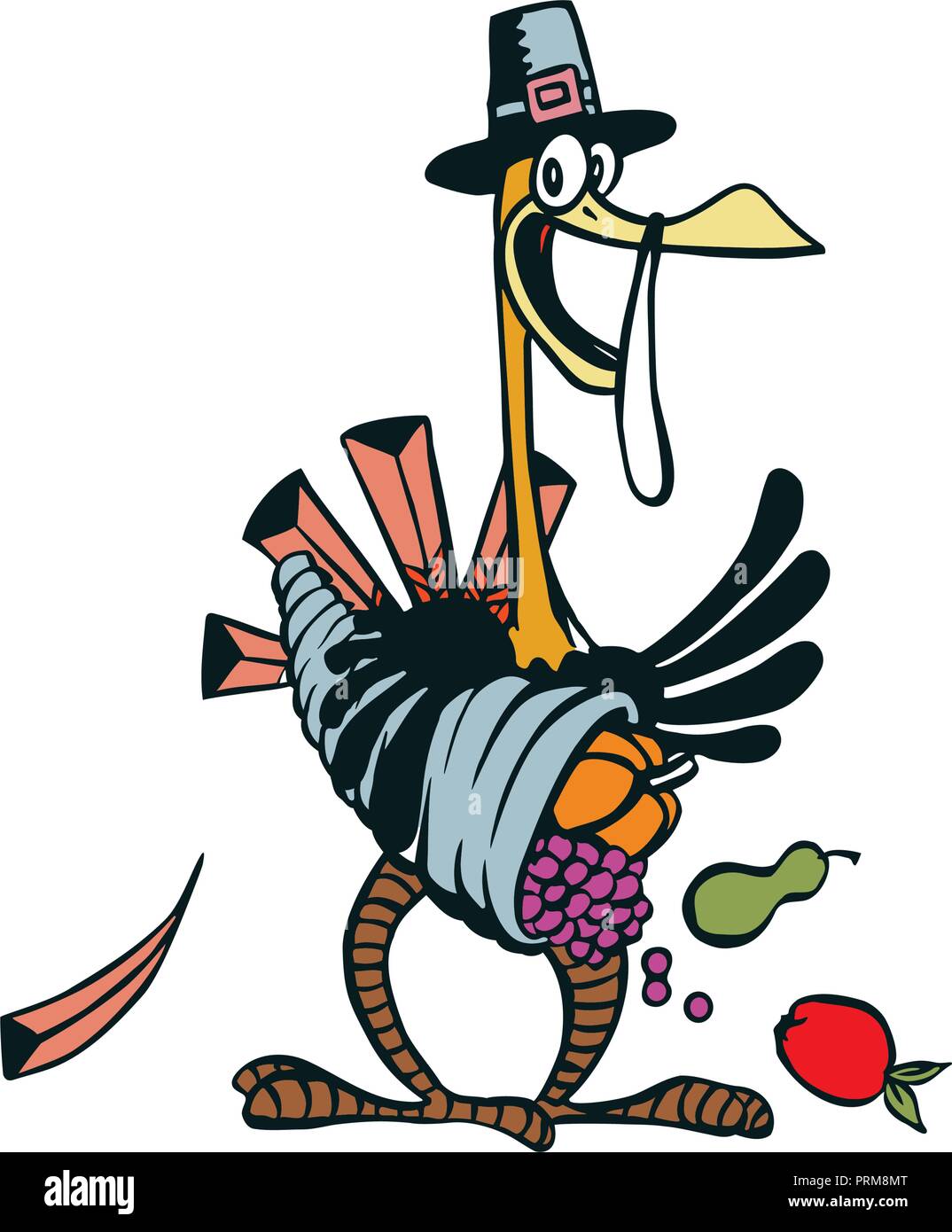 goose cartoon character illustration vector, Stock Vector