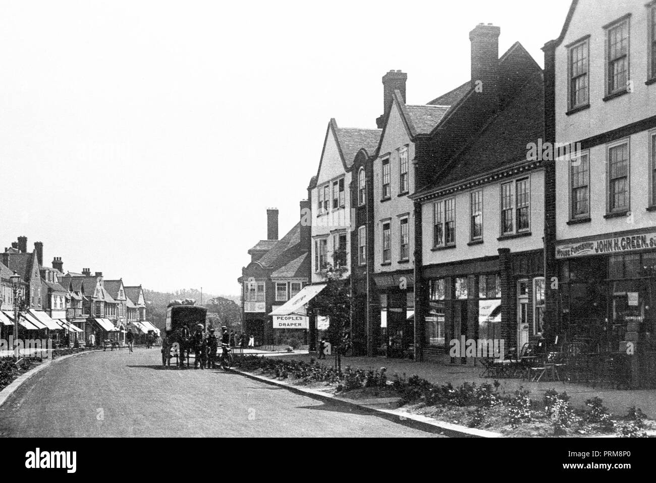 Leys Avenue, Letchworth early 1900’s Stock Photo Alamy