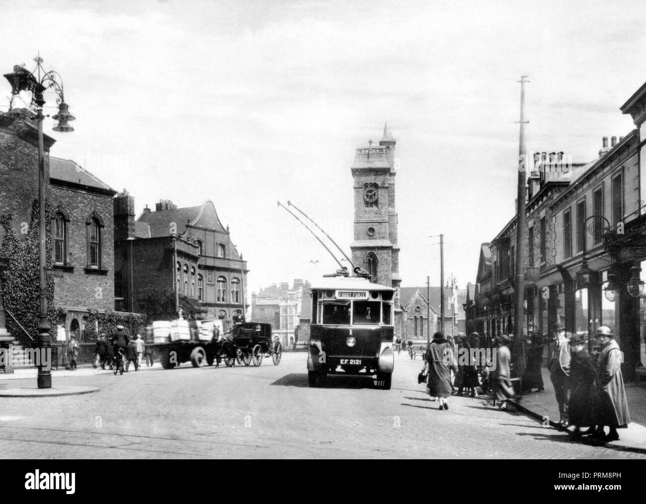 Upper Church Street, Hartlepool early 1900s Stock Photo Alamy