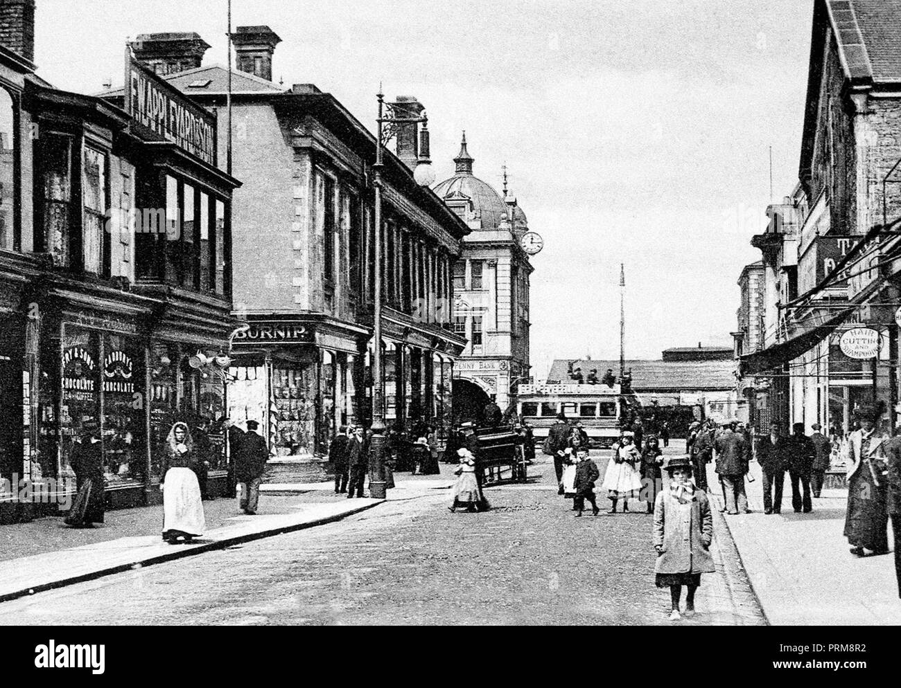 Lynn Street, Hartlepool early 1900s Stock Photo Alamy
