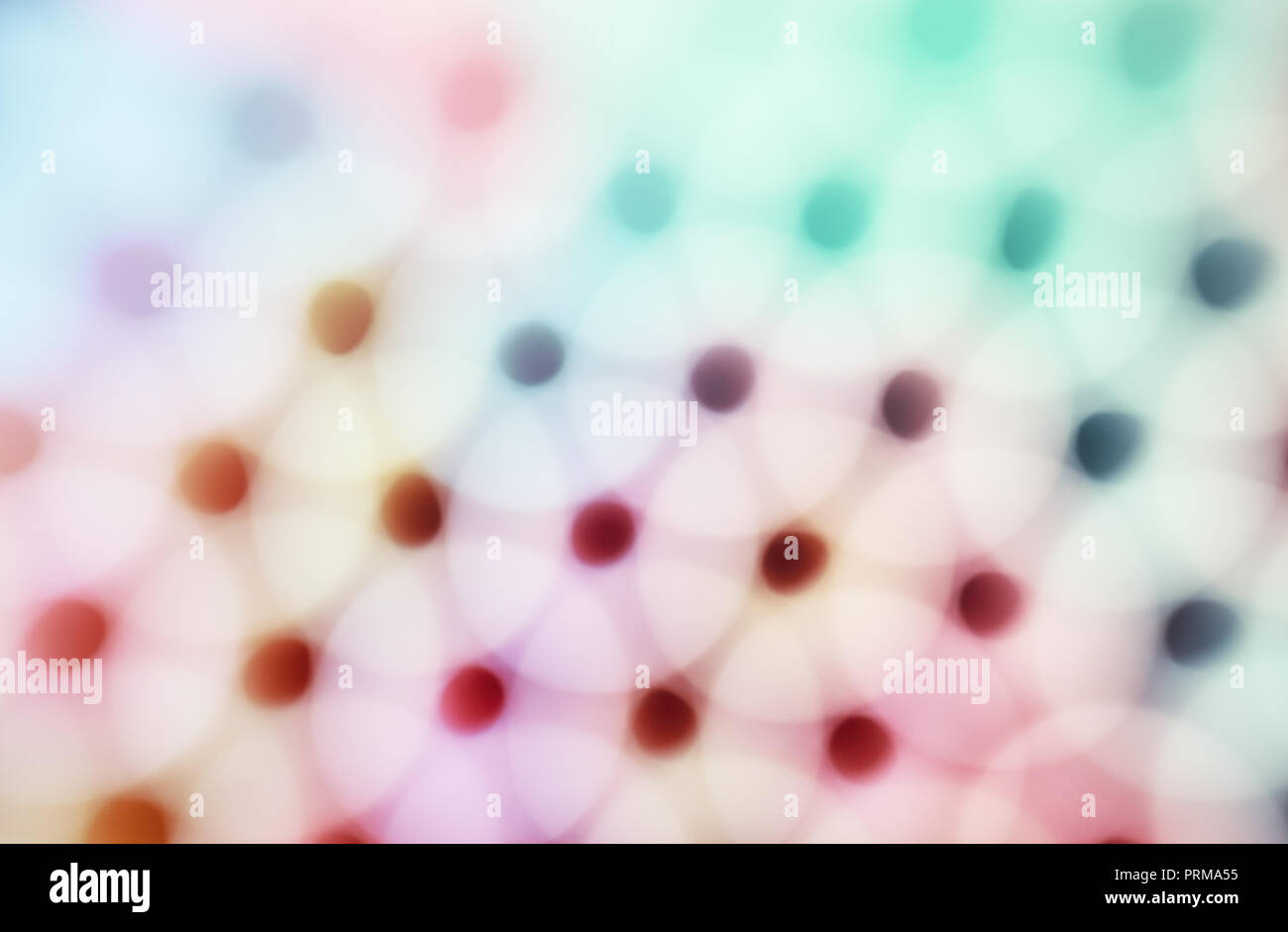 Abstract blurred background made of drinking straws. Stock Photo