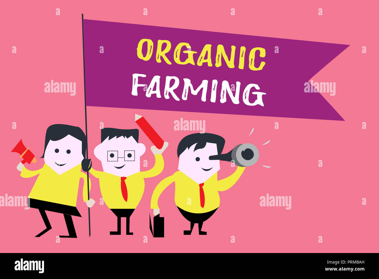 Writing note showing Organic Farming. Business photo showcasing an