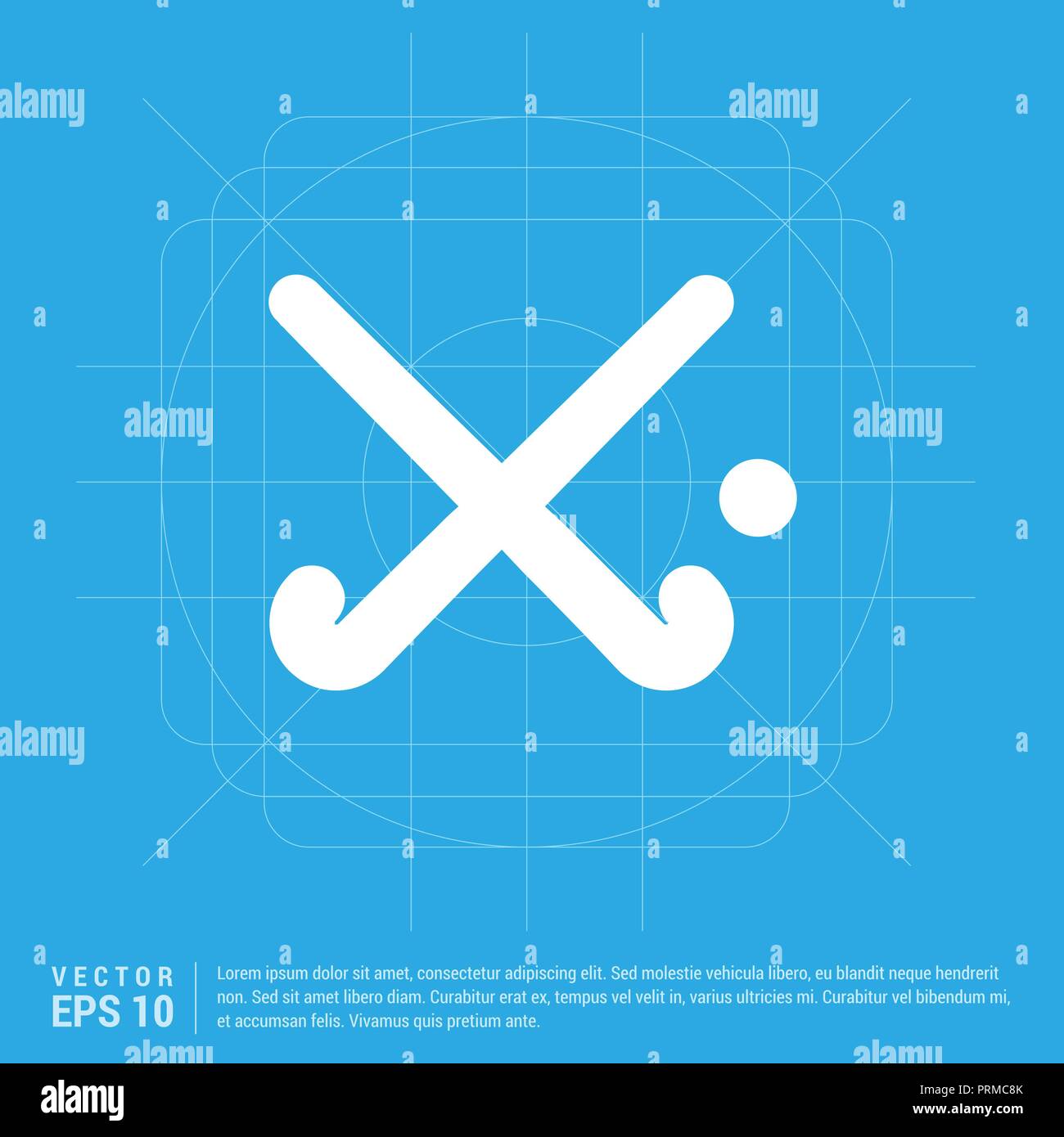 Field Hockey Sticks Icon Stock Vector Image & Art Alamy