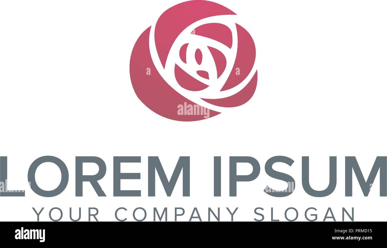 Flower Icons logo - Isolated On White Background - Vector illustration ...