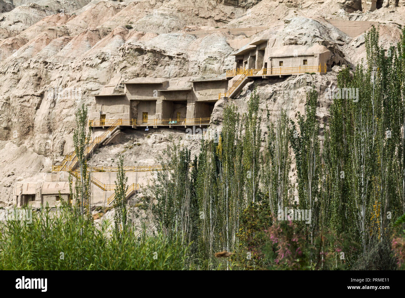 Kizil ThousandBuddha Caves, Kucha, Xinjiang, China Stock Photo Alamy