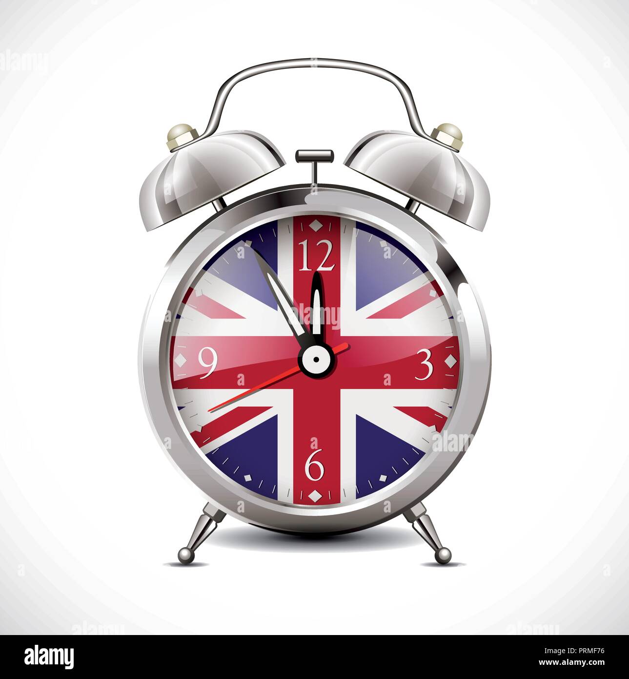 alarm,alarm clock,british,british flag,business,clock,clock face,college,concept,course,e,education,english,face,foreign,grammar,idea,international,kn Stock Vector