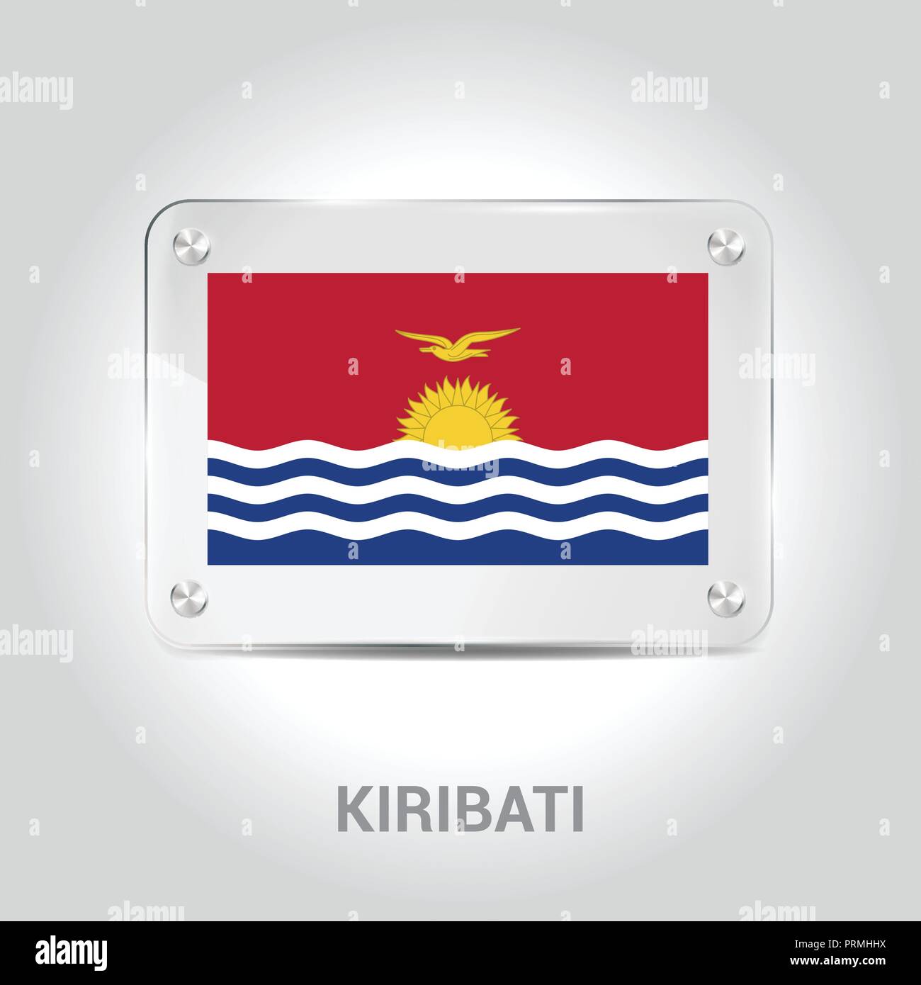 Kiribati flags design vector Stock Vector Image & Art Alamy