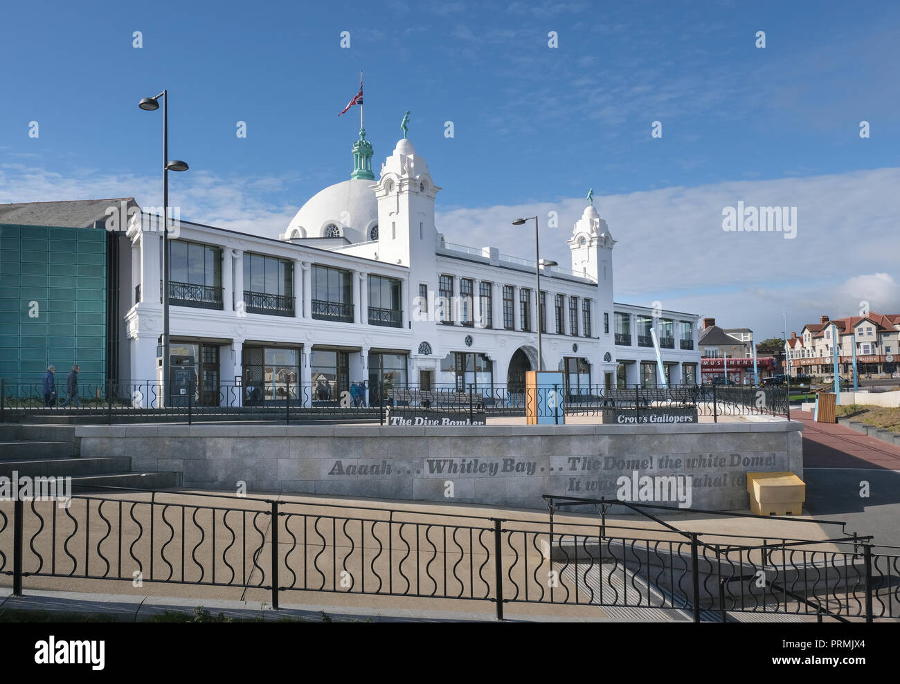 Spanish City dining-and-leisure centre in Whitley Bay, seaside town in North Tyneside, Tyne & Wear. Recently renovated. Stock Photo
