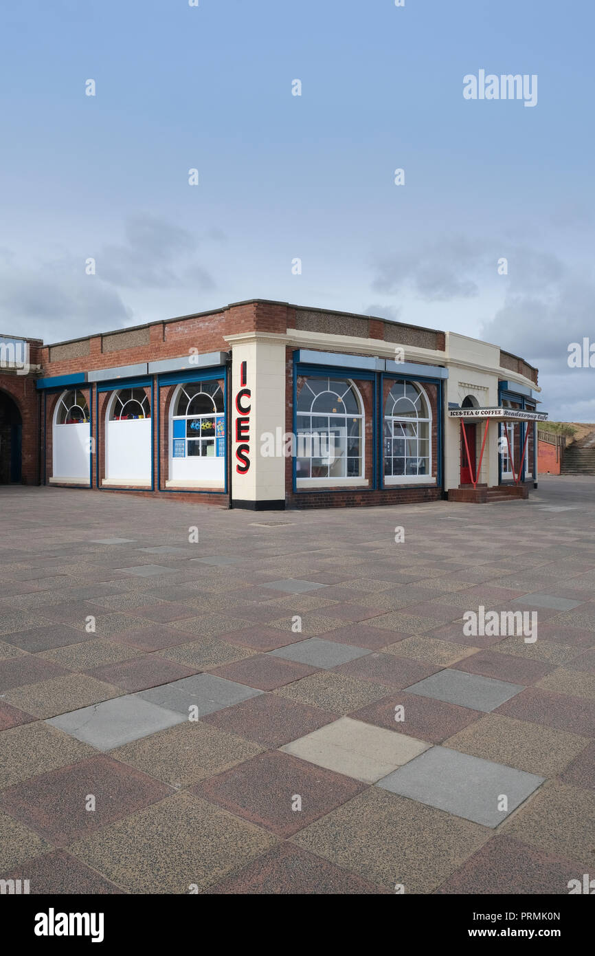 Rendezvous Art Deco style cafe on sea front at Duke's Walk North