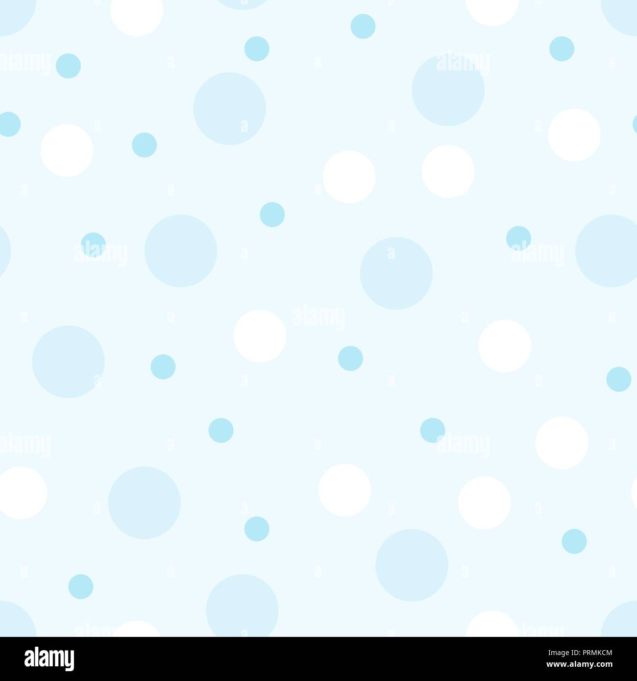 Seamless pattern of circles in blue tones. Illustration for a boy at a baby  shower party with polka dots. Background for greeting or invitation cards  Stock Vector Image & Art - Alamy