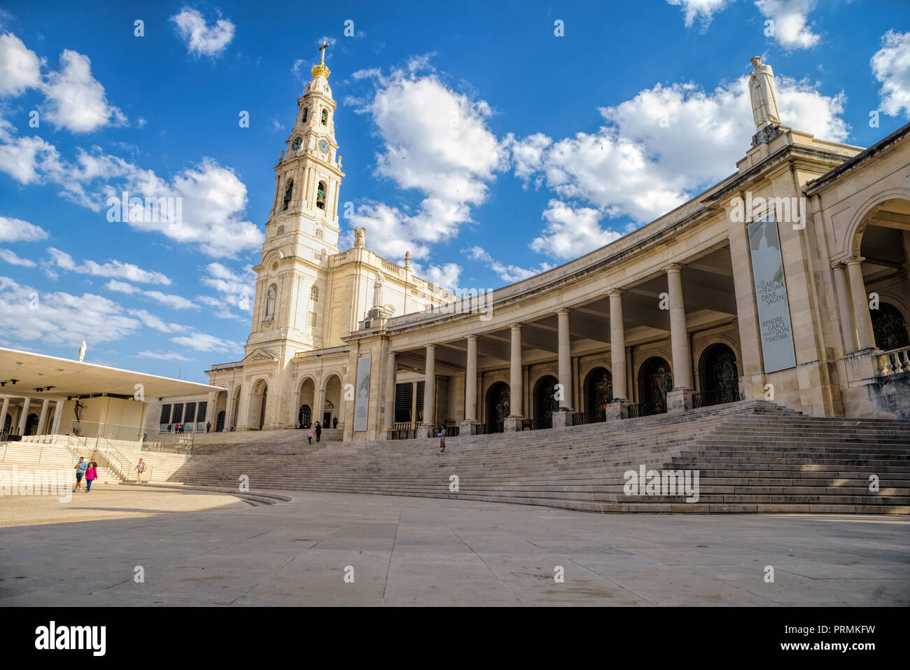Fatima is located in the Centr of Portugal.Sanctuary of Our Lady of
