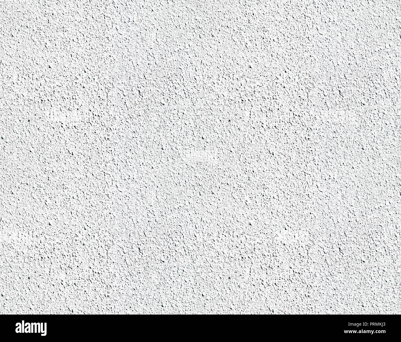 Seamless texture stone concrete, rock plastered stucco wall. Rough grain surface, white cement Stock Photo