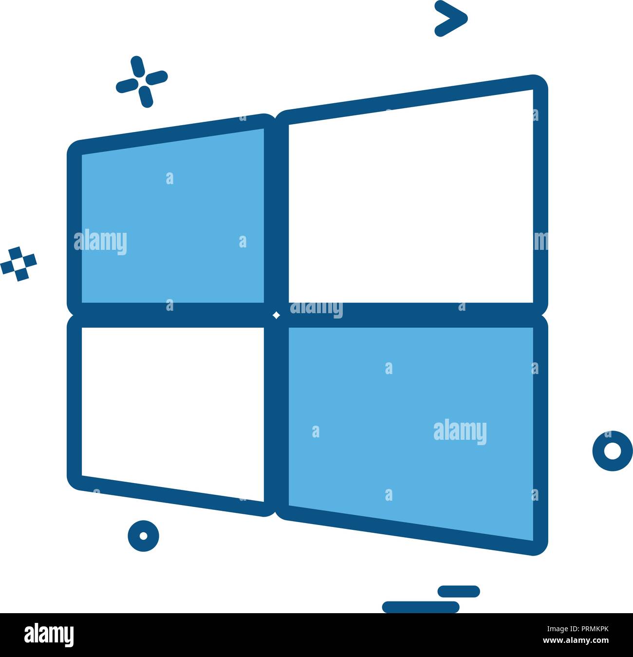 Windows icon design vector Stock Vector Image & Art - Alamy