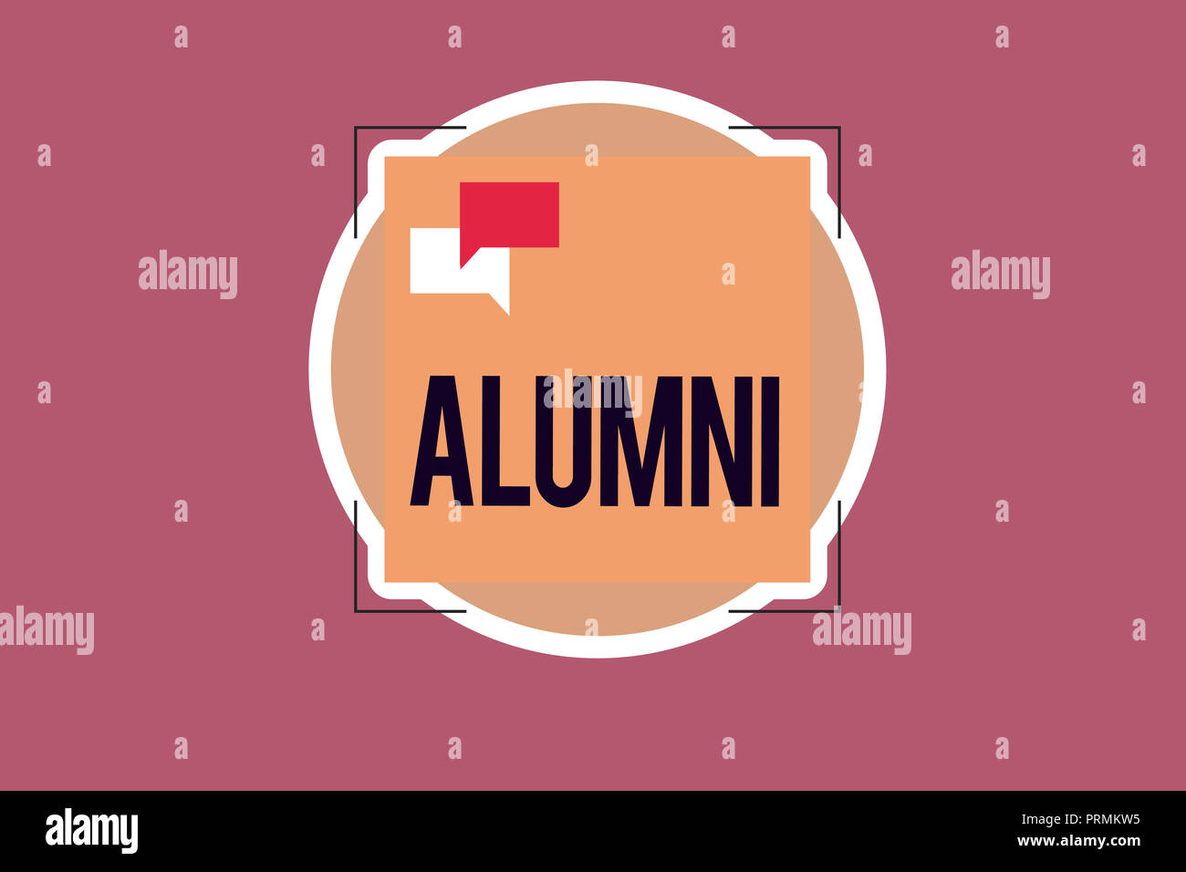 Handwriting Text Writing Alumni Concept Meaning Former Pupil Or Student Especially Male One Of Particular School Stock Photo Alamy