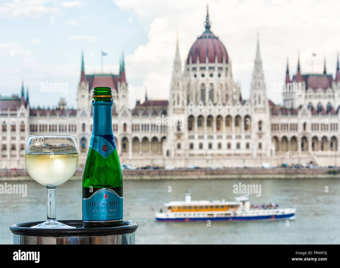 Hungarian wine and Hungarian architecture, Budapest, Hungary Stock Photo Alamy