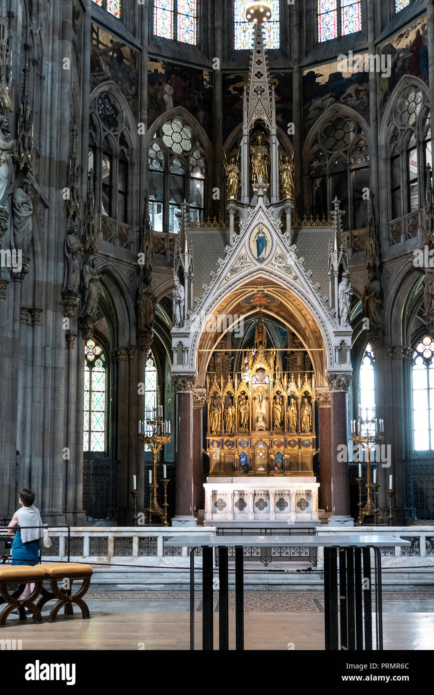 High Altar,Votivkirche, Vienna, Erected in appreciation of the failed