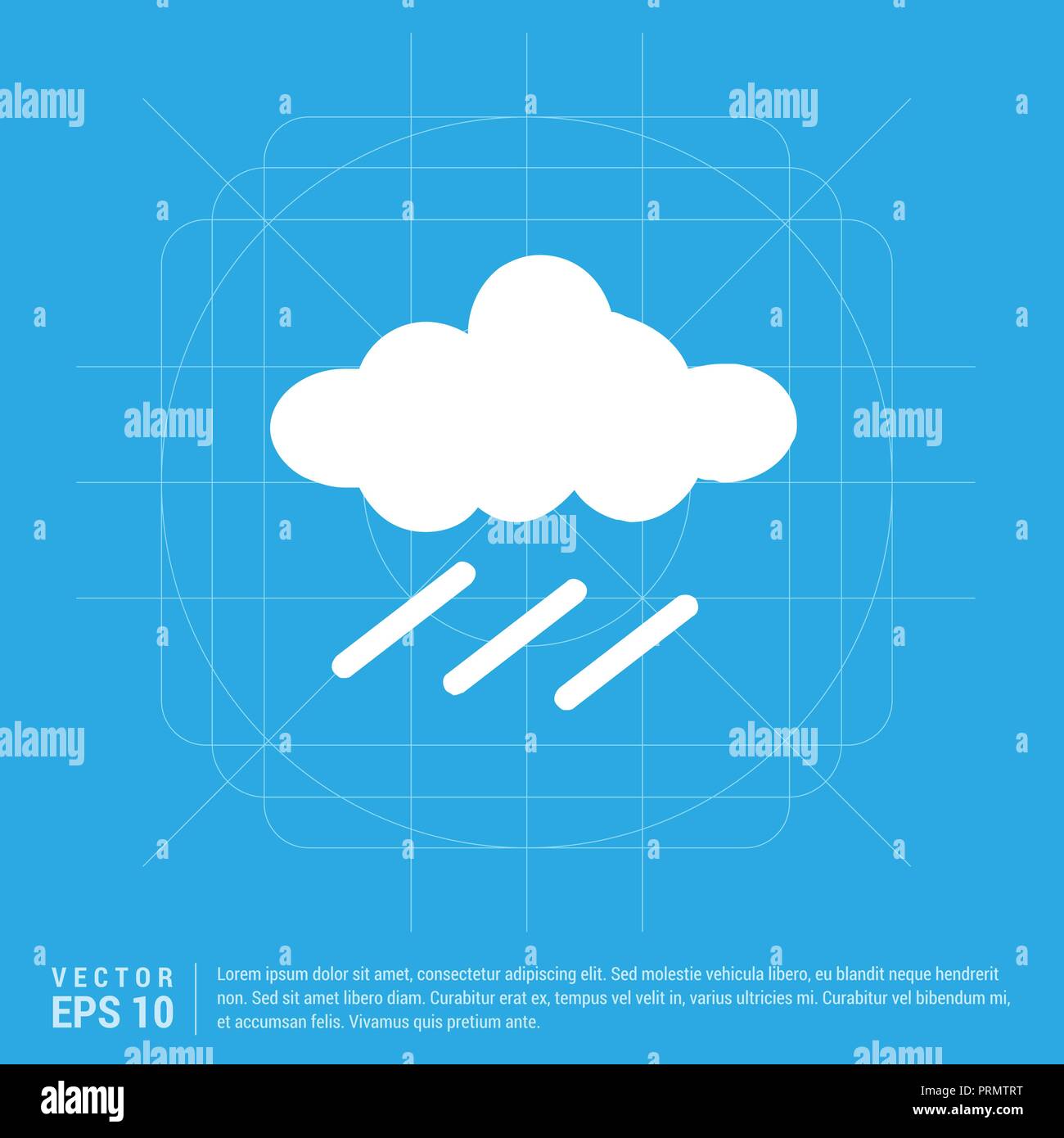 Rain Cloud Icon Stock Vector Image & Art - Alamy
