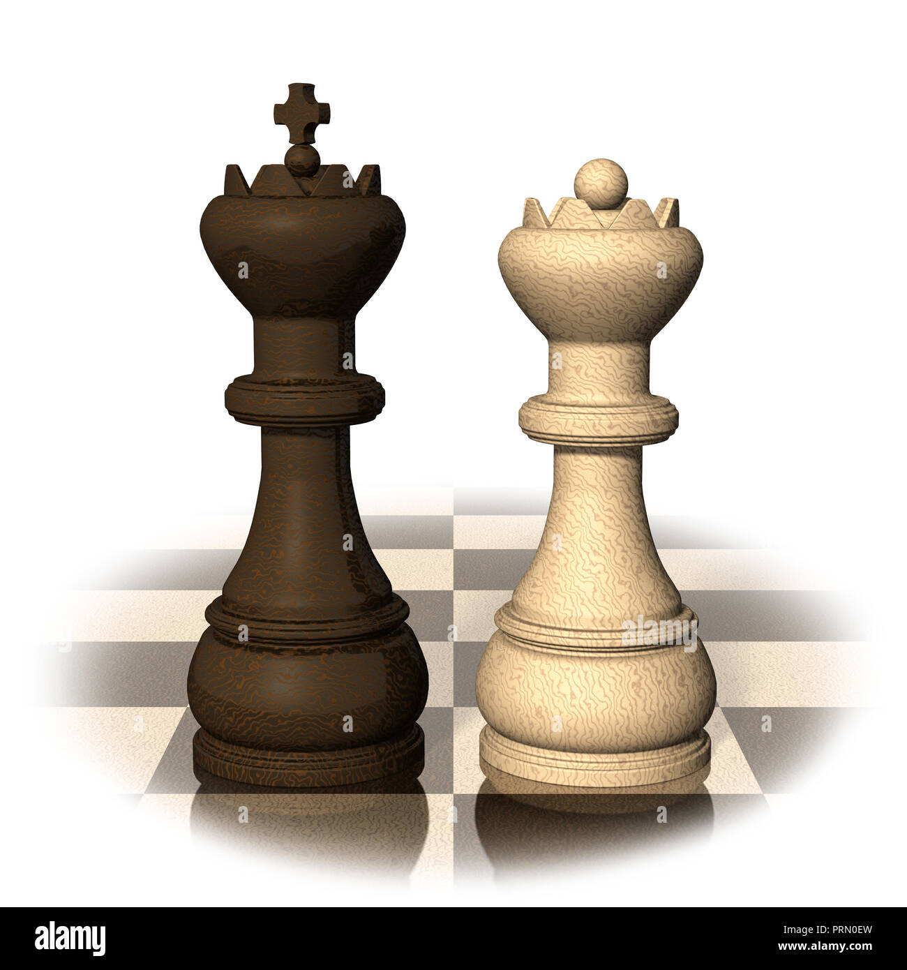 King chess piece, illustration - Stock Image - F011/3116 - Science Photo  Library