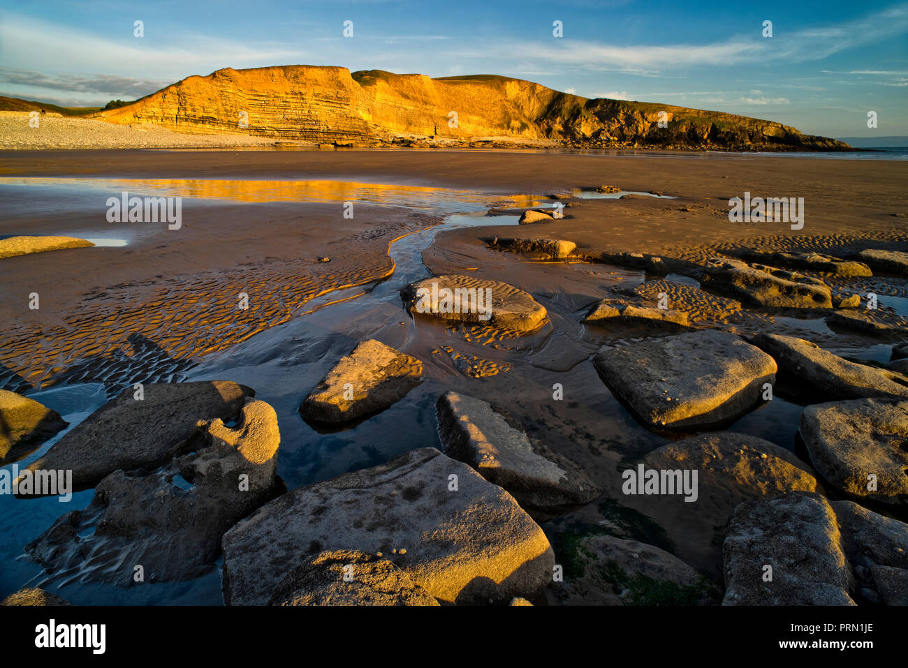 Dunraven Bay, Southerndown, in the Vale of Glamorgan, South Wales (3) Stock Photo
