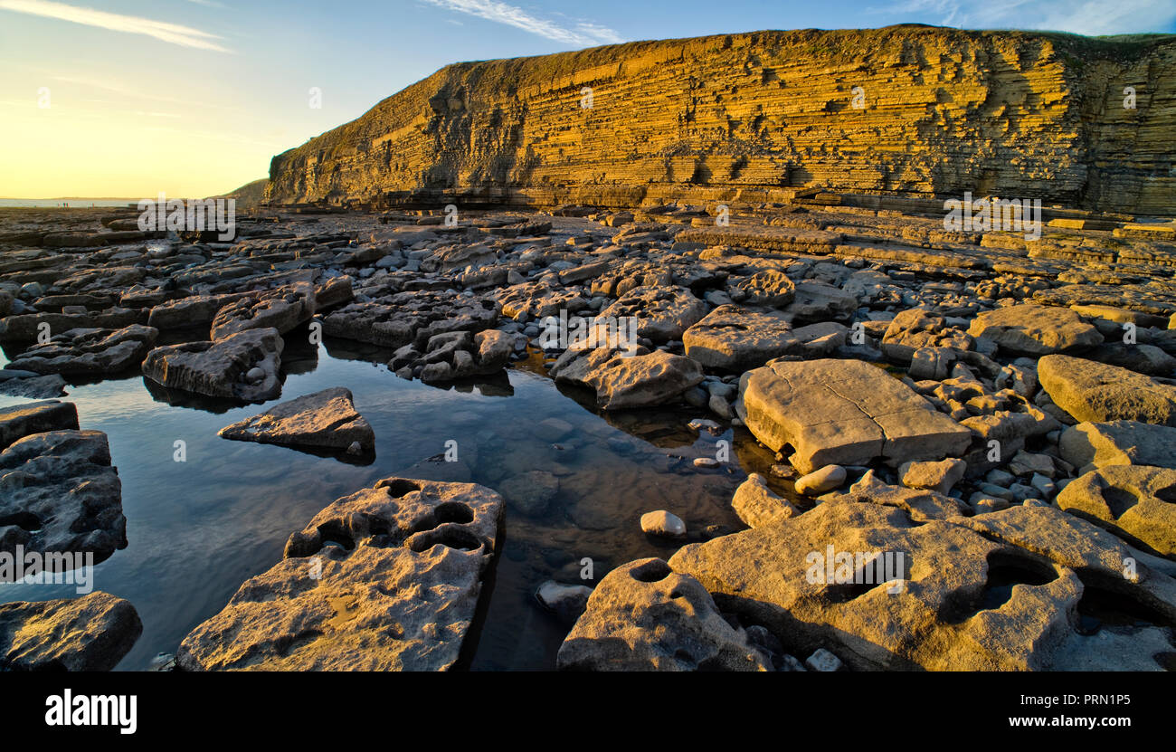 Dunraven Bay, Southerndown, in the Vale of Glamorgan, South Wales (4) Stock Photo